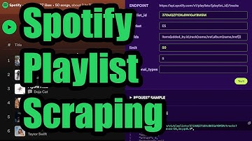 No-Code Spotify API Playlists Scraping