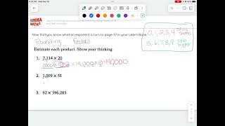Eureka2 5th Grade M1TA Lesson 4
