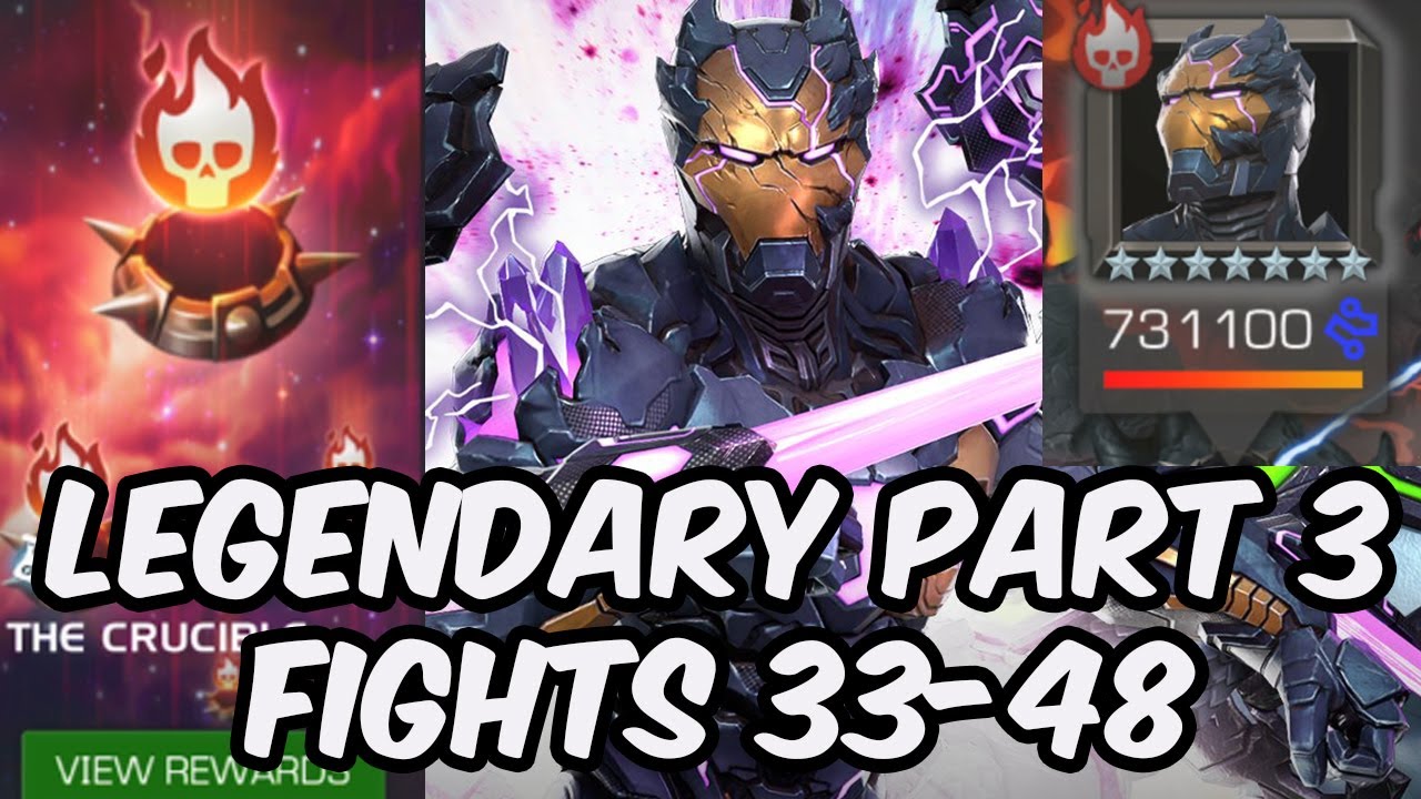 Легендарный акт 8, Горнило, часть 3 — 8.3 бои 33-48 + босс Керастес — Marvel: Битва чемпионов