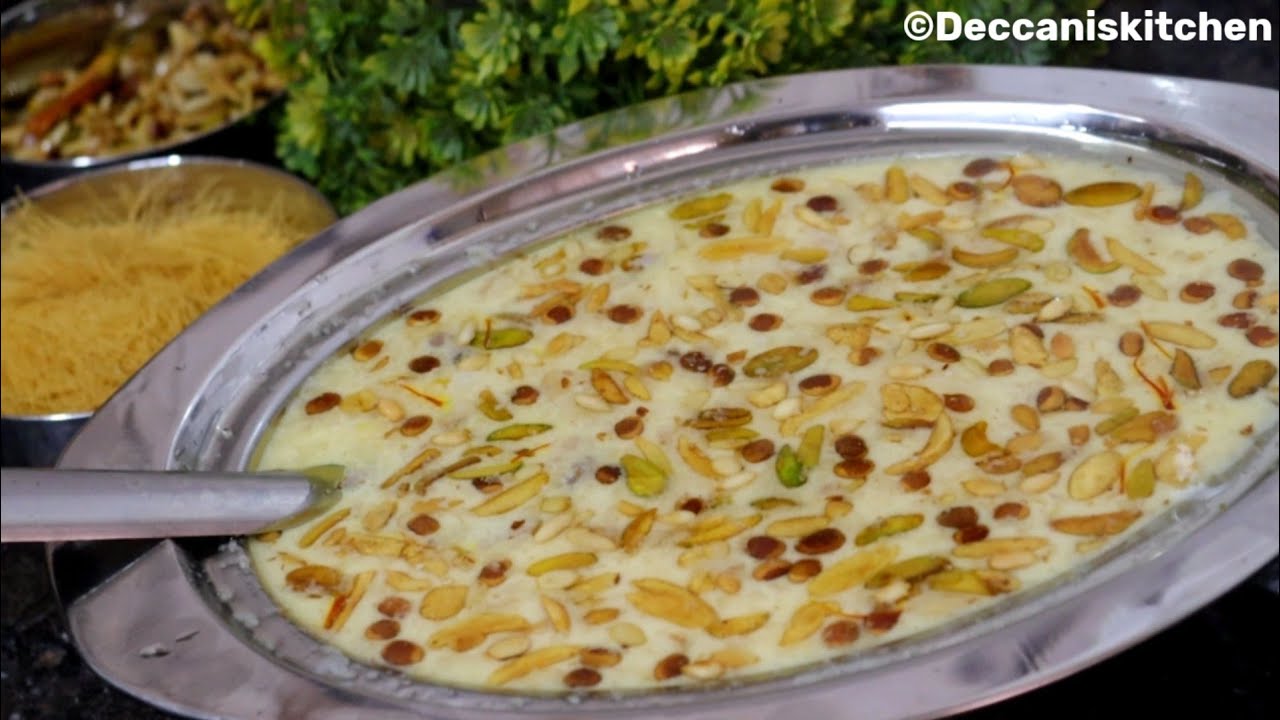 Eid Special Sheer Khurma/Qorma/ Hyderabadi Sheer Kurma/Sheer Khurma By Deccanis kitchen