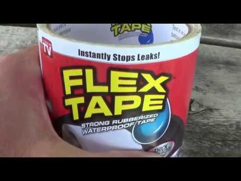 Flex Tape   Test on Swimming Pool Leak