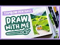 Tombow Pen Haul + draw with me! | Cult Pens order