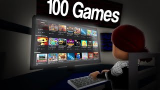 I played 100 ROBLOX GAMES... this what happened (pt.1)