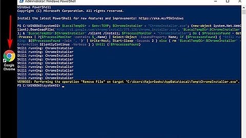 How to Install Google Chrome With PowerShell