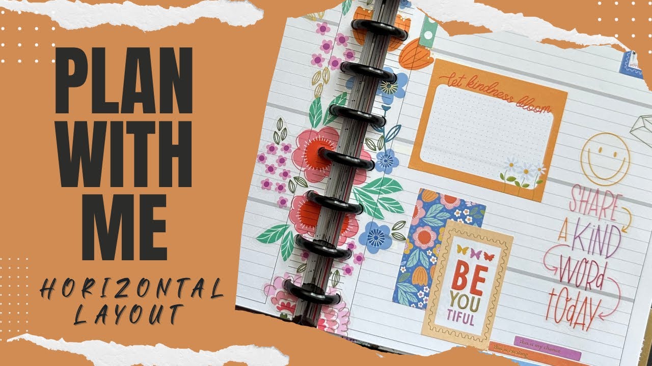 Plan With Me [Horizontal Layout] - YouTube