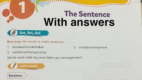 The Sentence #englishgrammar #class6 #epicenglishgrammar