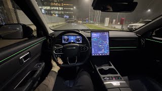 Driving Jaecoo 7 2026 at Night - No Comment!