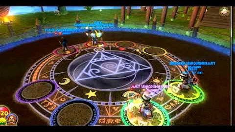 Wizard101 W101 Amy and Brecken UnicornHeart vs. Flint A. and Connor S.