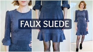 Sew & Tell: Faux Suede Pattern Hack