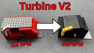 Lego Vacuum Turbine Engine V2! (14k RPM)