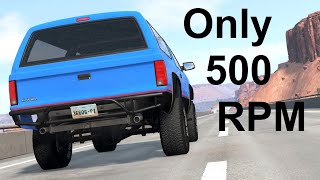 Lowest Revving Car Ever! BeamNG. Drive