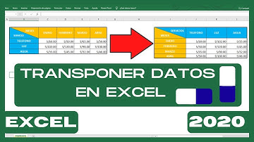 como cambiar datos de FILAS a COLUMNAS en excel ( 2 Formas)🤔