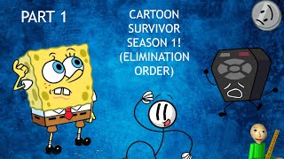Cartoon Survivor Season 1 ELIMINATION ORDER (Part 1) screenshot 5