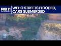 West Hollywood streets flooded, cars submerged after water main break