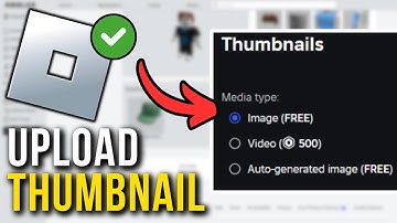 How To Upload Game Thumbnail In Roblox - Full Tutorial