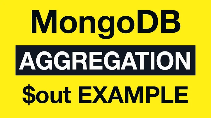 43 Aggregation Example 21 $out - MongoDB Aggregation Tutorial