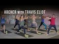 FULL Power Yoga "Archer" Class (45 min.) with Travis Eliot