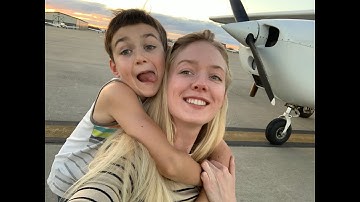 when your 6 year old films while you fly
