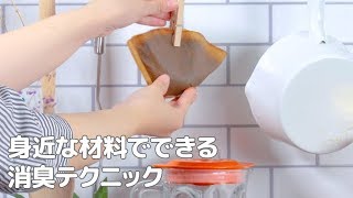 身近な材料でできる消臭テクニック