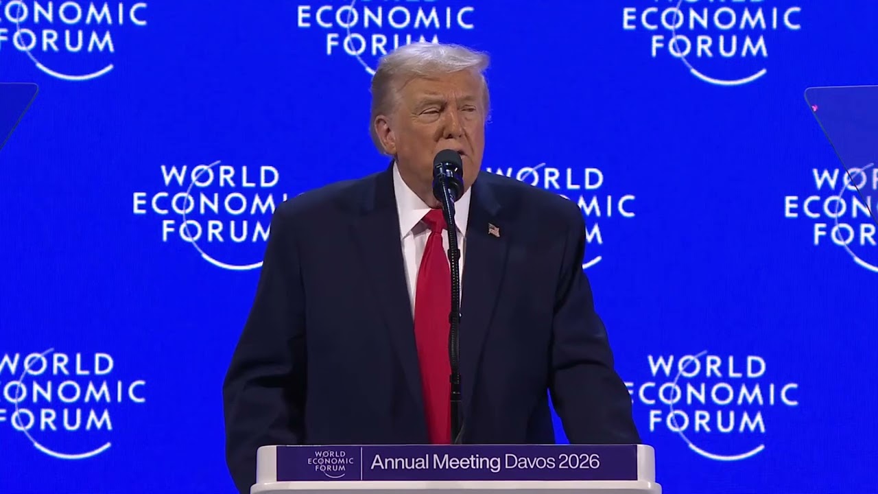 DAVOS 2026 - Allocution spéciale de Donald J. Trump, président des États-Unis d'Amérique