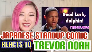 Japanese Standup Comedian Reacts to Trevor Noah speaking Japanese