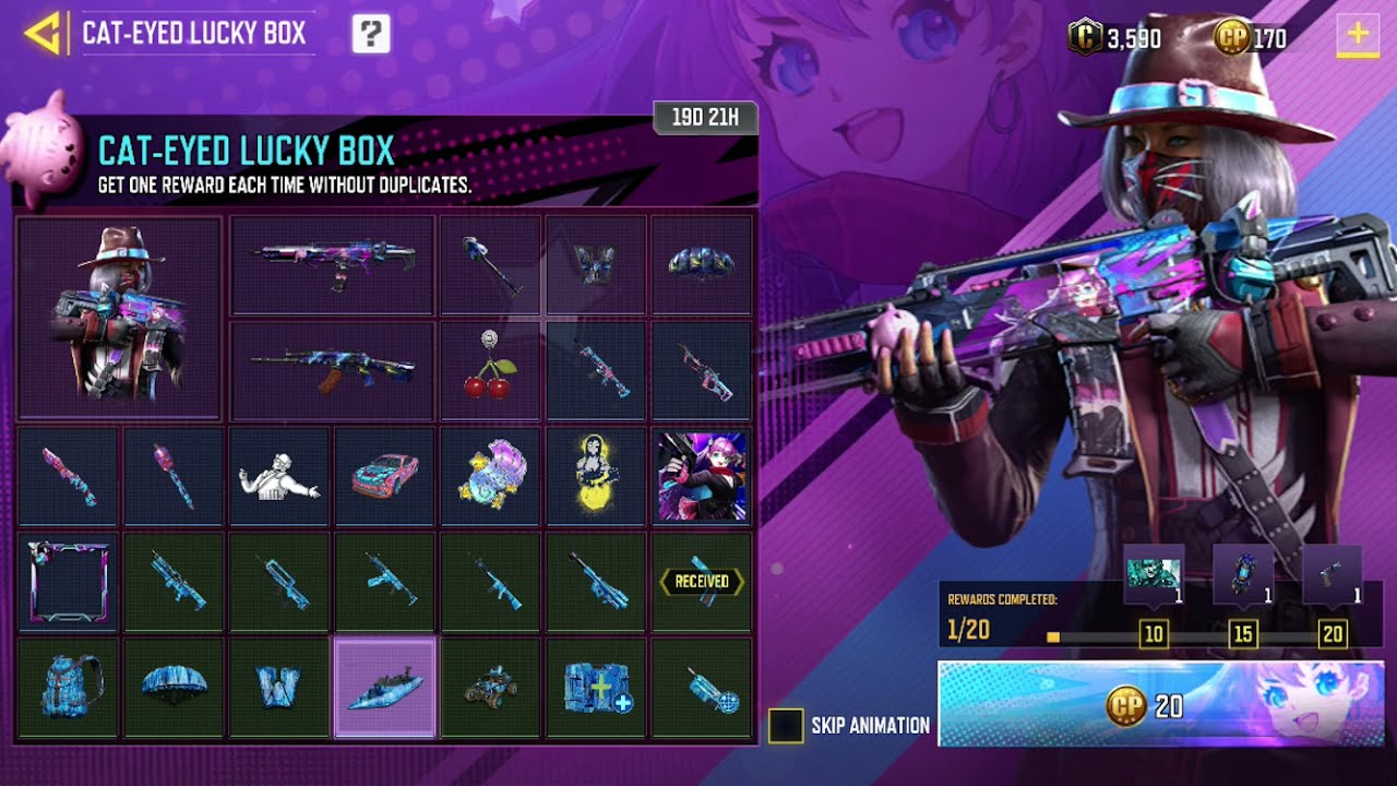 Call Of Duty Mobile - **NEW CAT-EYED LUCKY BOX!!** I Did 5 Tries!!**