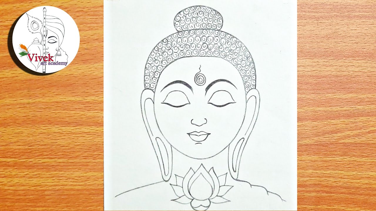 My Pencil Sketch - Buddha A3 Size... - Karthika Art Gallery | Facebook