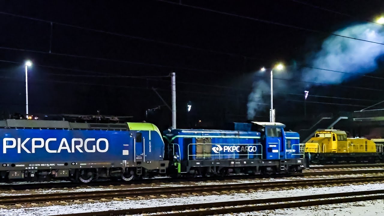 SM42-1049 🔵🟢 + VECTRON EU46-523 🔵🟢 PKP CARGO 🔹Czechowice-Dziedzice🔹➡️ manewry 