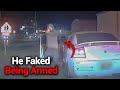 Driver Jumps Out and Pretends to Be Armed
