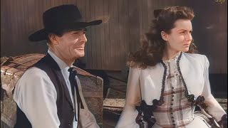 Colorized Western | Abilene Town (1946) Randolph Scott, Lloyd Bridges | subtitles screenshot 2