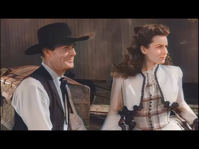 Colorized Western | Abilene Town (1946) Randolph Scott, Lloyd Bridges | subtitles class=