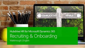 Recruiting & Onboarding for Microsoft Dynamics 365 - Walkthrough English