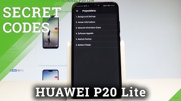 How to Enter Project Menu in HUAWEI P20 Lite - EMUI Service Menu |HardReset.Info