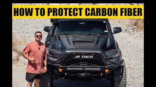 Toyota Tacoma Hood Swap Flat Hood to SEIBON TR Carbon Fiber Hood How to Install | Watch This First!