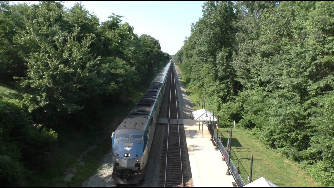 Auto Train Southbound At Rippon VRE Station In Woodbridge Virginia auto-train-southbound-at-rippon-vre-station-in-woodbridge-virginia