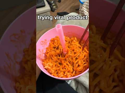 trying Amazon’s VIRAL products🍜🥤 #trending #shorts