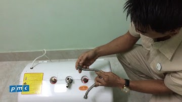 Thay thế dây mềm cấp nước bình nóng lạnh