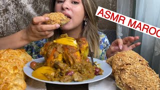 ASMR Moroccan Pastry (الدجاج محمر)