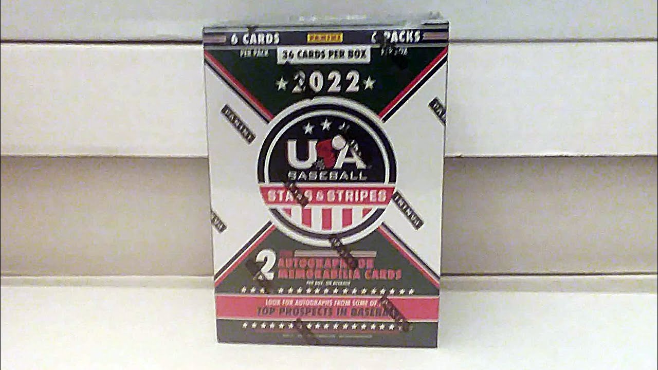 2022 Panini USA Stars and Stripes Baseball Cards Blaster Box - 2 Guaranteed Hits of Little Kids
