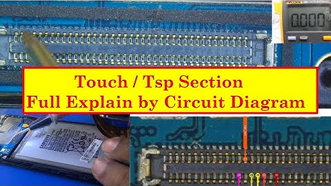 Samsung A30s Touch screen not working solution & Explain by schamatics 💥💥💥