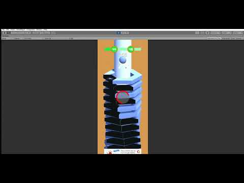 Spiral Stack Ball | Hyper Casual Game | Unity Game Development