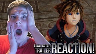 KINGDOM HEARTS 3 - FINAL BATTLE TRAILER REACTION! (I'm broken)