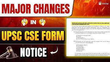 UPSC CSE Form Filling 2025 | Major Changes In UPSC CSE Form Filling Process | How To Fill UPSC CSE