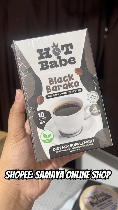 HOT BABE BLACK BARAKO COFFEE #detoxdrinks