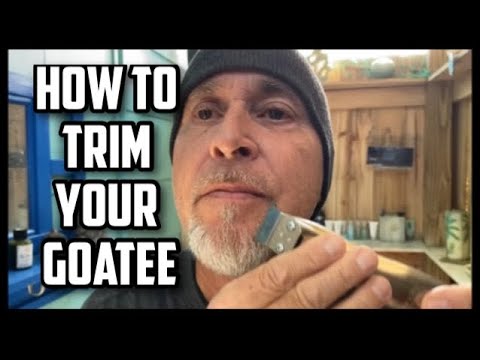 HOW TO TRIM A GOATEE