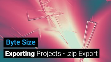 Exporting your Project - .zip Export - Byte Size
