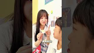 She thought it was a mushroom… but it was actually marshmallow! 😱