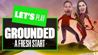 Let's Play Grounded 1.0 Part 1 - A FRESH START! Grounded Coop Xbox Gameplay