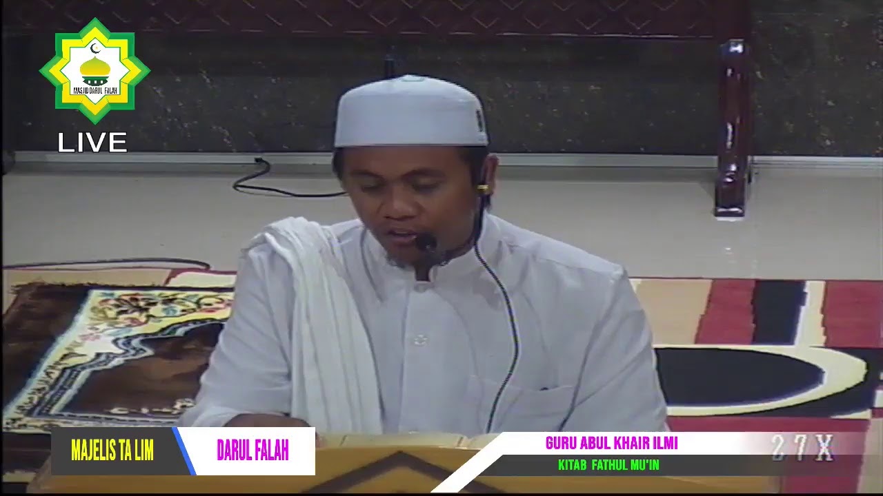 Kajian  Rutin Kitab Fathul Mu'in 