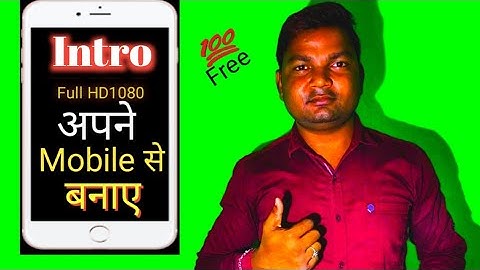 How To Use Legend  Intro Meeker Application | Apne Mobile Se Intro Maker Kaise banaye